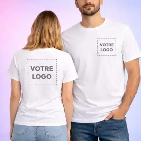 t-shirt personnalisé entreprise asso logo