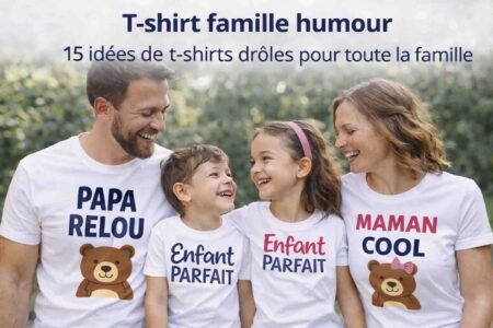 T-shirt famille humour - 15 idées de t-shirts drôles pour toute la famille
