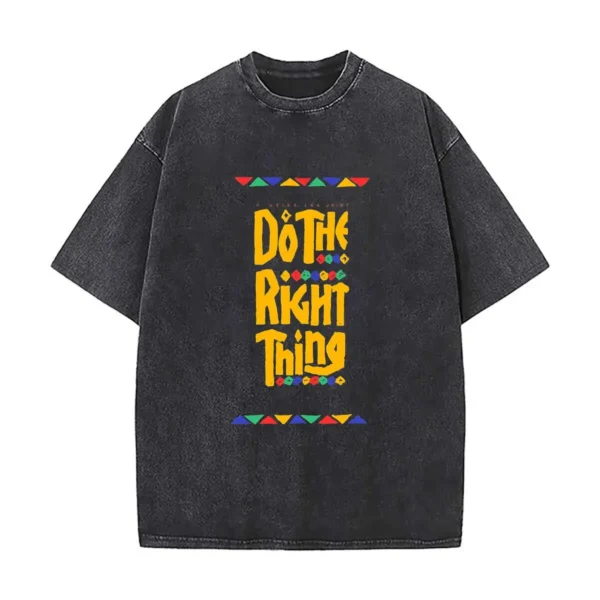 T-shirt Do the right thing vintage