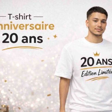 T-shirt anniversaire personnalisé : 20 idées pour créer un tee shirt unique