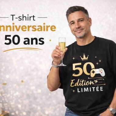 T-shirt anniversaire personnalisé : 20 idées pour créer un tee shirt unique