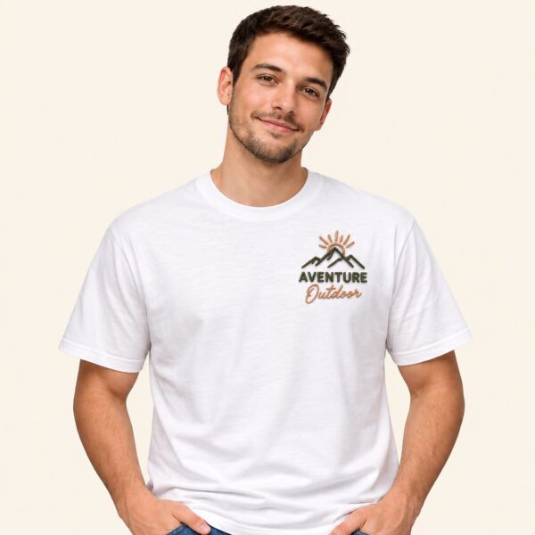 T-shirt personnalisé brodé Coton épais