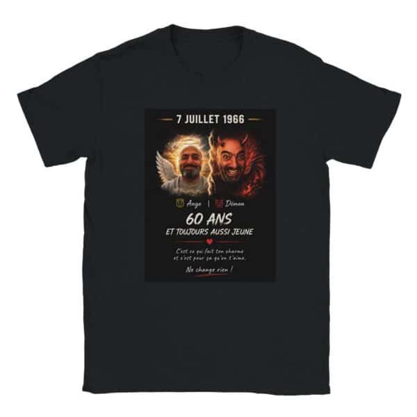 Commande t-shirts anniversaire 60 ans