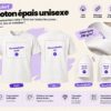 t-shirt-personnalisé-homme-blanc-coton