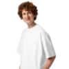 unisex-organic-oversized-high-neck-blaster-2.0-t-shirt-white-front-6a4e2e797c17f.jpg