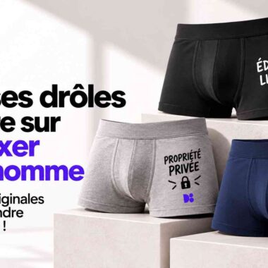30 phrases drôles à écrire sur un boxer pour homme 5 Sweat 500 g/m² : qu’est-ce que ça change vraiment ?