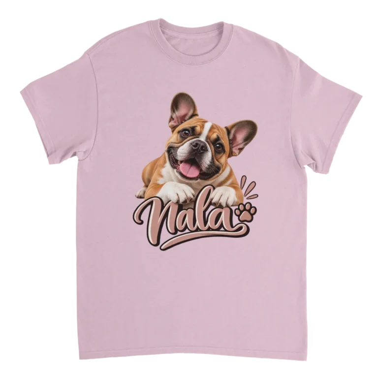 T-shirt personnalisé chien avec photo