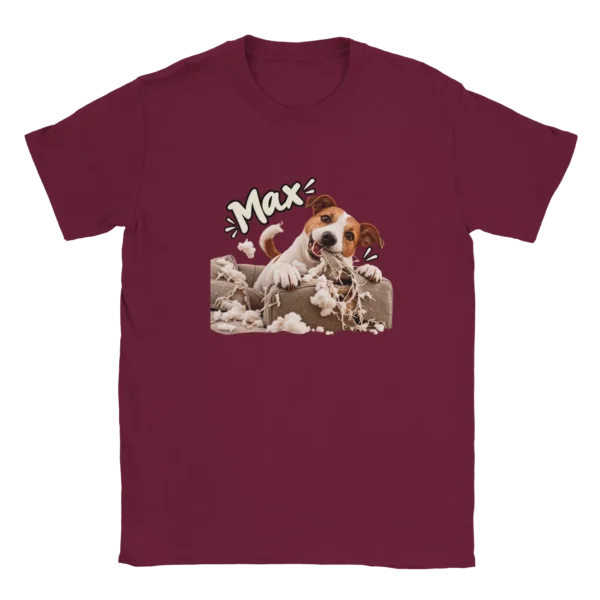 T-shirt personnalisé chien destructeur