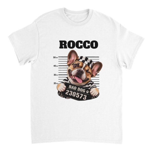 T-shirt personnalisé photo chien bad dog