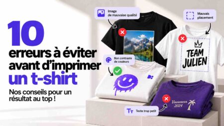 impression t-shirt erreurs