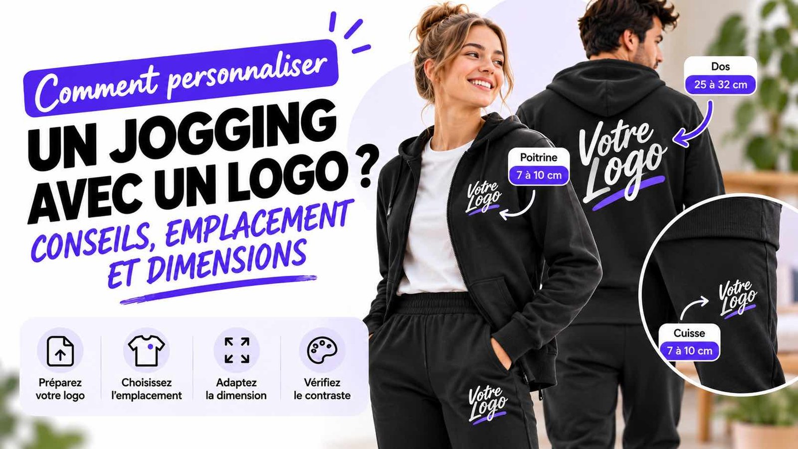personnaliser jogging logo