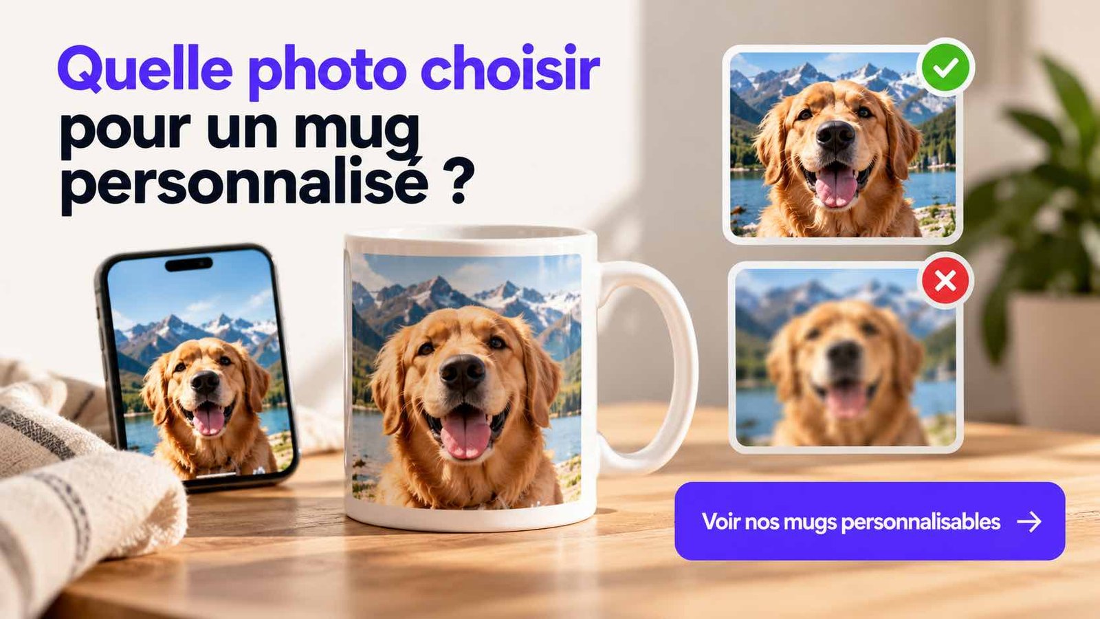 quelle photo pour mug personnalisé