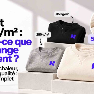 Sweat 500 g/m² : qu'est-ce que ça change vraiment ? 5 10 erreurs à éviter avant de faire imprimer un t-shirt
