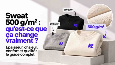 sweat coton épais 500g