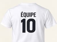 Exemple de t-shirt avec impression au dos