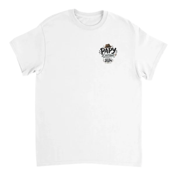 t-shirt personnalisé papy brodé